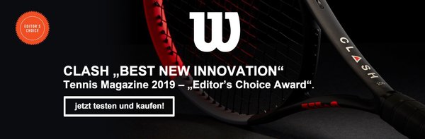 Clash, Best new Innovation, Tennis Magazine, Editors Choice,