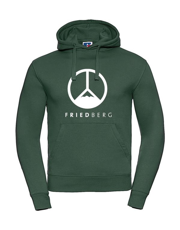 Friedberg Peace Hoodie Herren grün/weiss