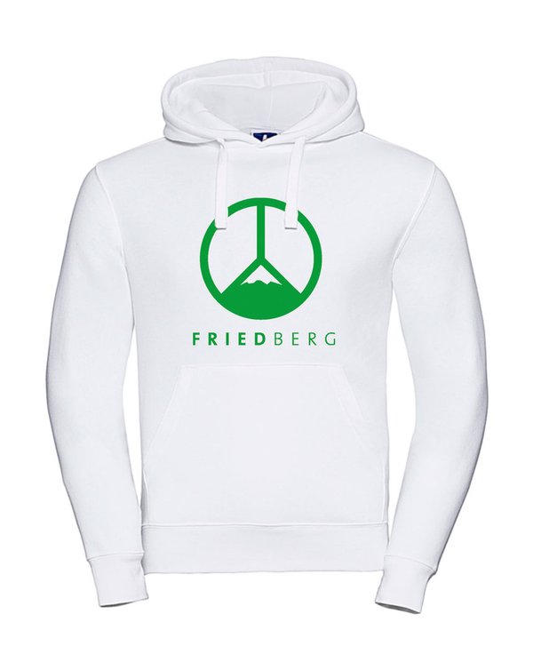 Friedberg Peace Hoodie Herren weiss/grün